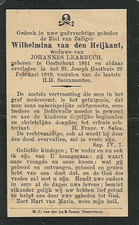 Wilhelmina van den Heijkant Johannes Learbuch
