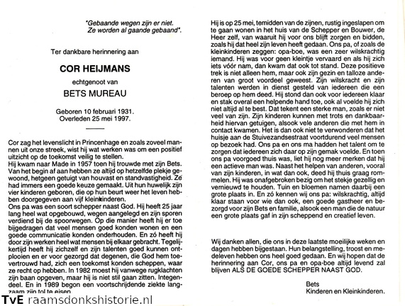 Cor Heijmans Bets Mureau