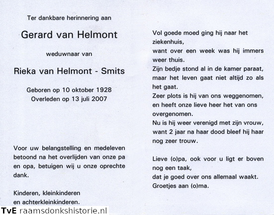 Gerard van Helmont Rieka Smits