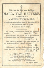 Maria van Helvert Marinus Wijngaarde