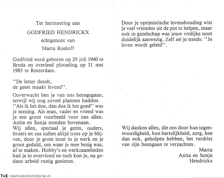 Godfried Hendrickx Marta Roeloff