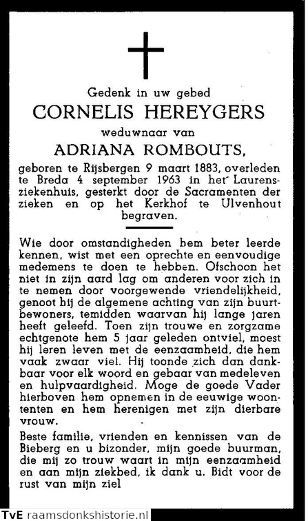 Cornelis Hereygers Adriana Rombouts