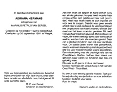 Adriana Hermans Marinus Petrus van Eersel