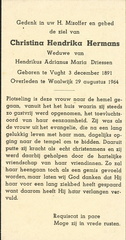 Christina Hendrika Hermans Hendrikus Adrianus Maria Driessen