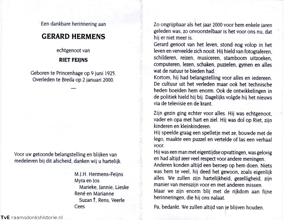 Gerard Hermens Riet Feijns