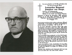 van, Leonardus Emanuel Josephus van Herpt priester