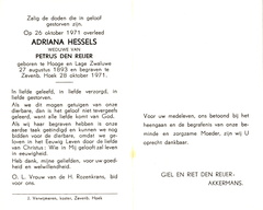Adriana Hessels Petrus de Reijer