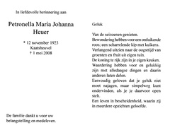 Petronella Maria Johanna Heuer