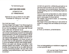 Jan van den Hoek Jo Timmermans