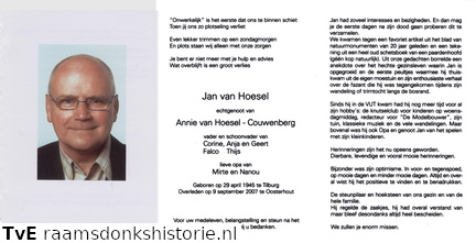 Jan vanHoesel  Annie Couwenberg
