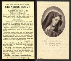 Gerardus Hoeve Catharina van Gils
