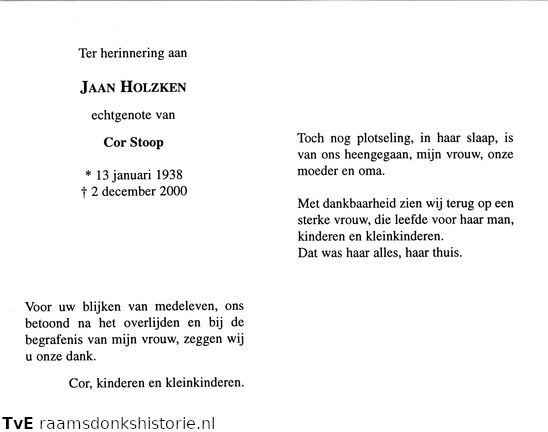 Jaan Holzken Cor Stoop