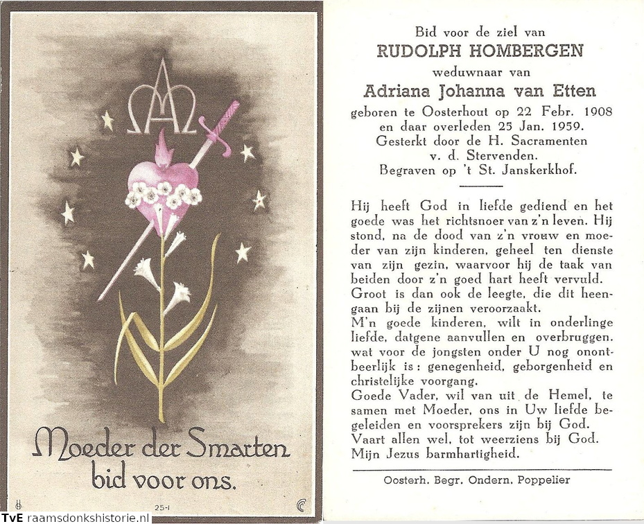 Rudolph Hombergen Adriana Johanna van Etten