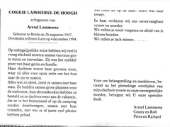 Cokkie de Hoogh Arend Lammers