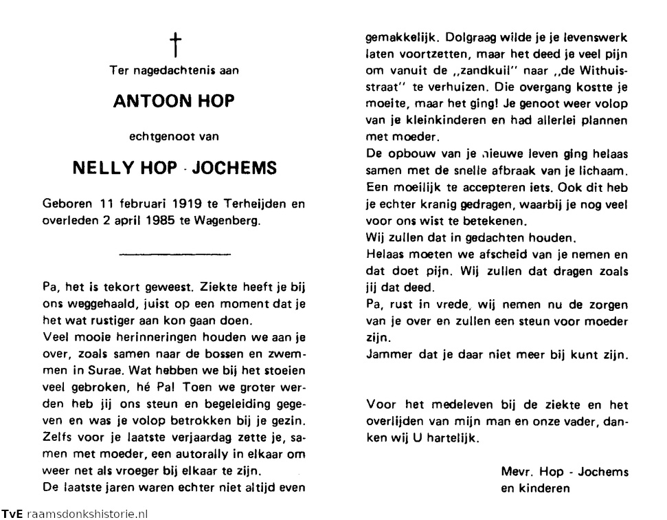 Antoon Hop Nelly Jochems