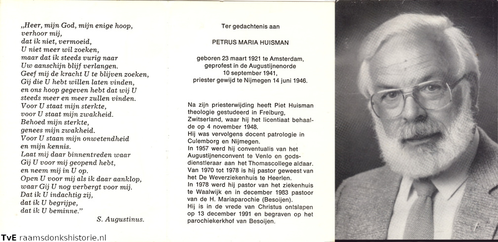 Petrus Maria Huisman priester