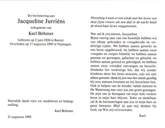 Jurriëns Jacqueline-Karl Bömher