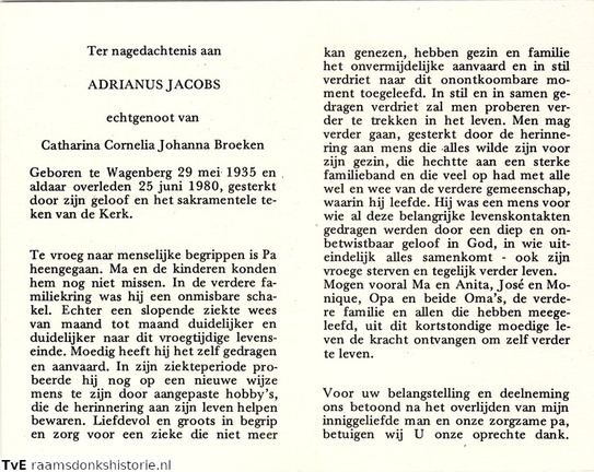 Adrianus Jacobs Catharina Cornelia Johanna Broeken