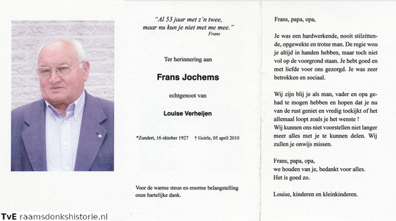 Frans Jochems Louise Verheijen