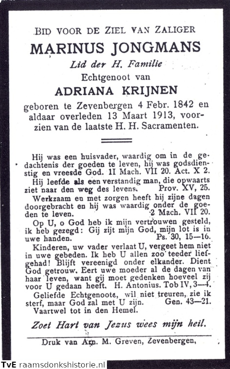 Marinus Jongmans Adriana Krijnen