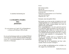 Catharina Maria (Kit) Joosten