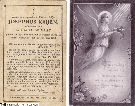 Josephus Kaijen- Barbara de Laat