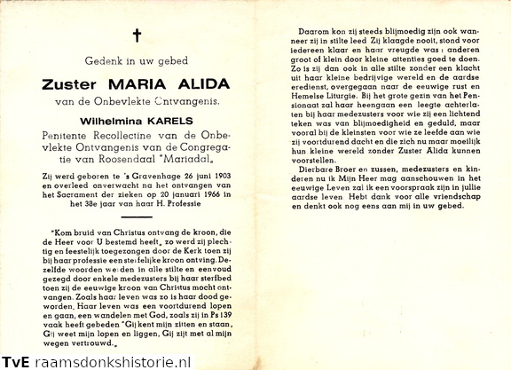 Wilhelmina Karels- non
