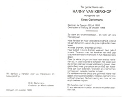 Hanny van Kerkhof Kees Oerlemans