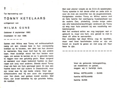Tonny Ketelaars- Wilma Guns