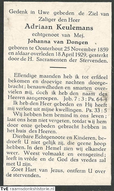 Adriaan Keulemans- Johanna van Dongen