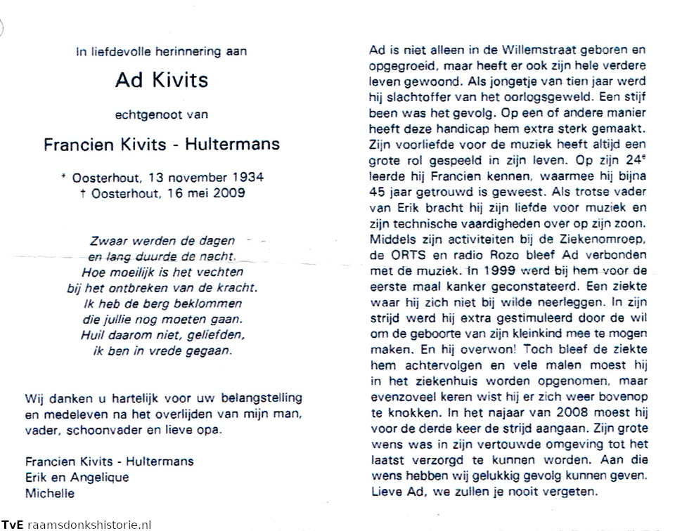 Ad Kivits- Francien Hultermans