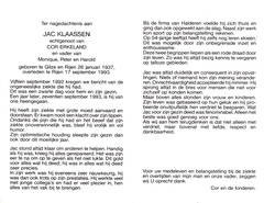 Jac Klaassen- Cor Erkeland