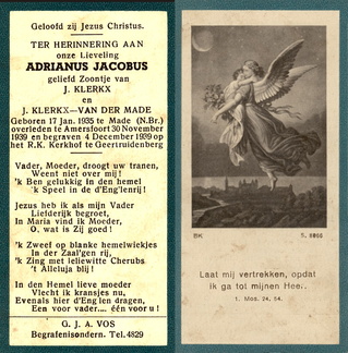 Adrianus Jacobus Klerkx