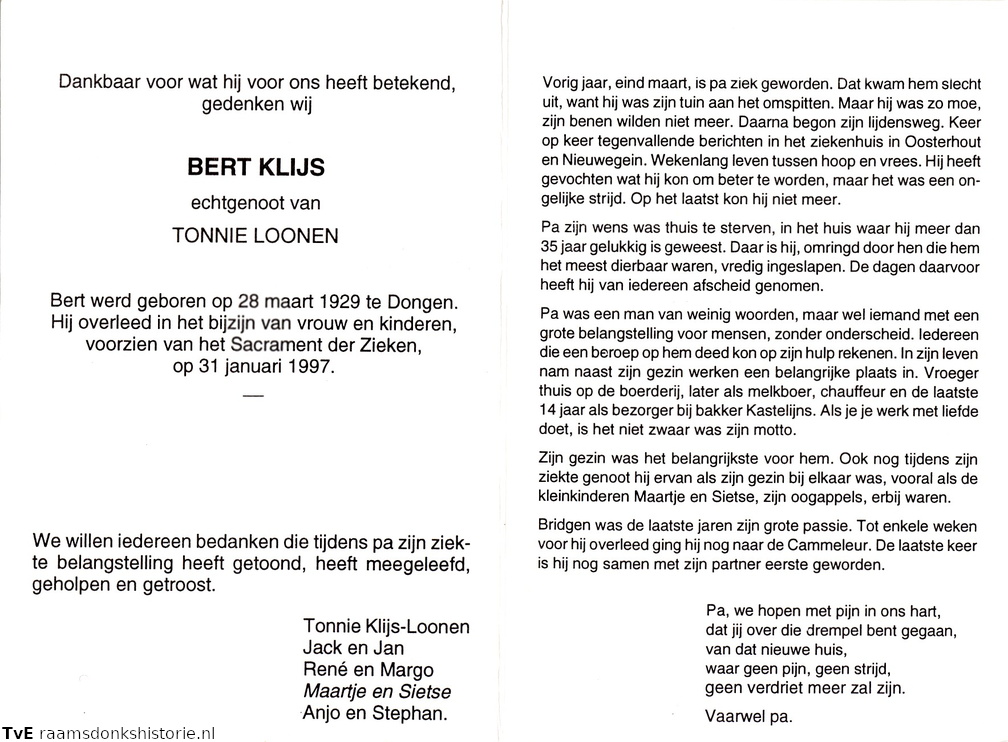 Bert Klijs- Tonnie Loonen