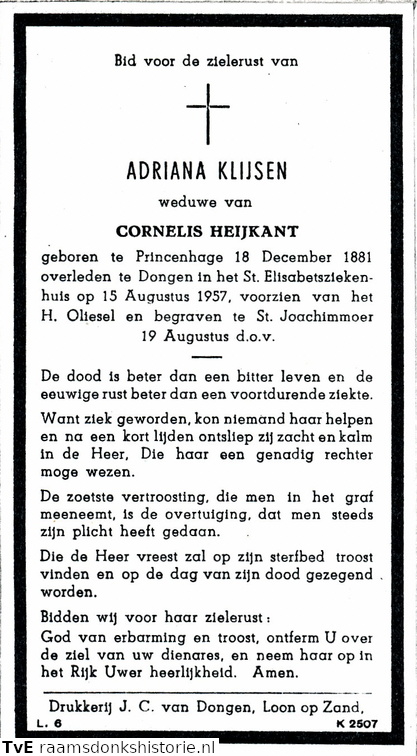 Adriana Klijsen Cornelis Heijkant