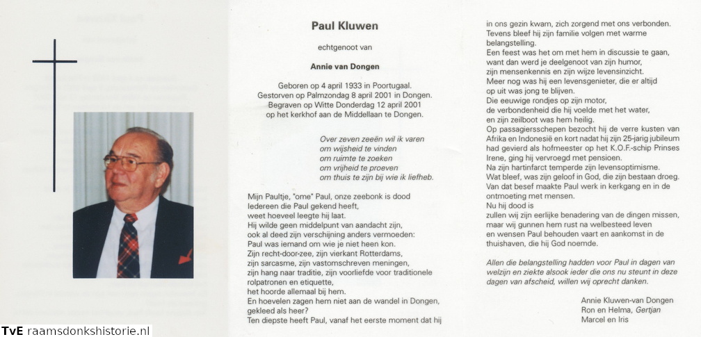 Paul Kluwen Annie van Dongen