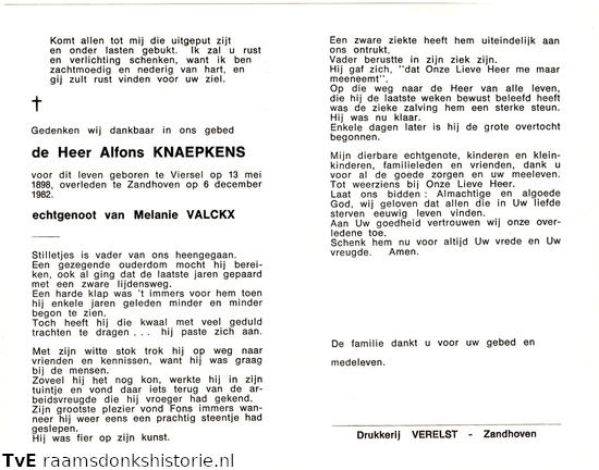 Alfons Knaepkens Melanie Valckx
