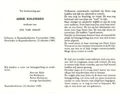 Adrie Kolsteren- Jos van Aalst