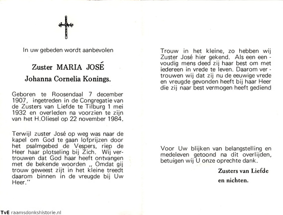 Johanna Cornelia Konings- non