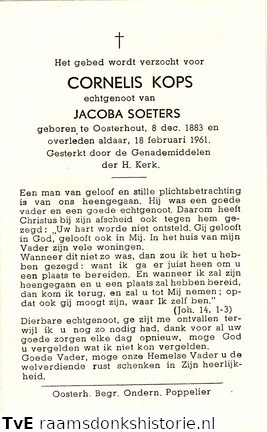 Cornelis Kops- Jacoba Soeters