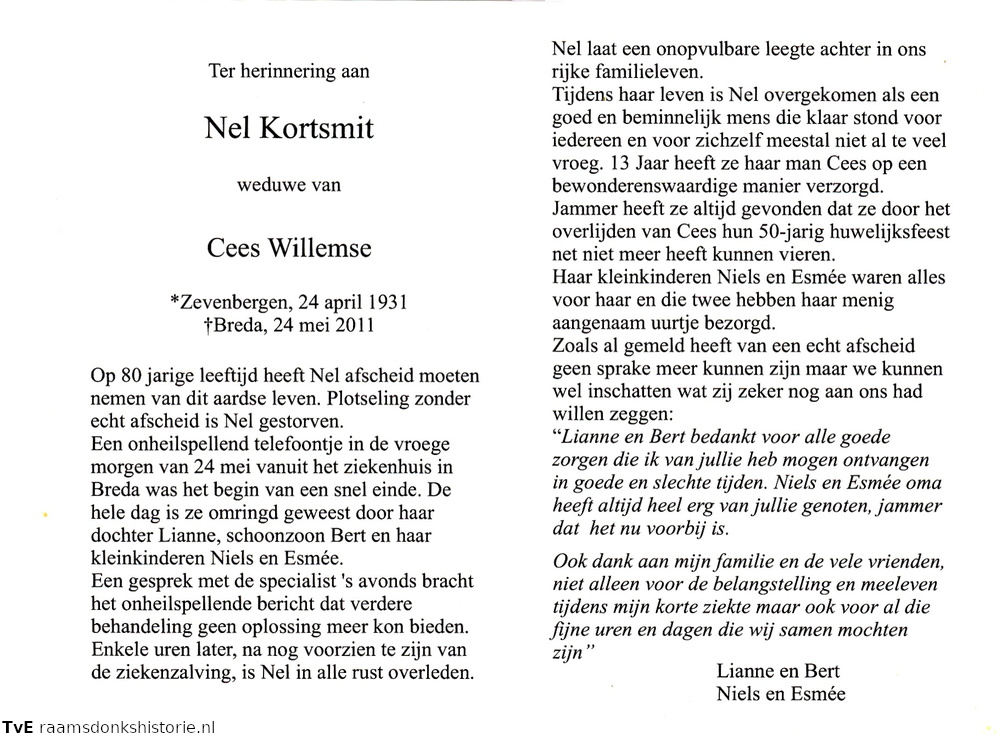 Nel Kortsmit- Cees Willemse
