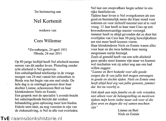 Nel Kortsmit- Cees Willemse