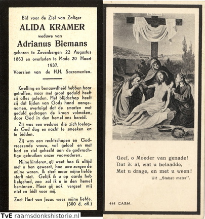 Alida Kramer- Adrianus Biemans