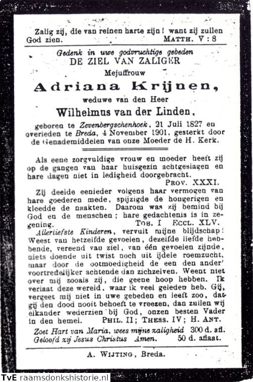 Adriana Krijnen- Wilhelmus van der Linden