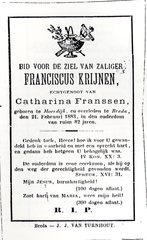 Franciscus Krijnen- Catharina Franssen
