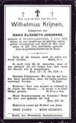 Wilhelmus Krijnen Maria Elisabeth Jongmans