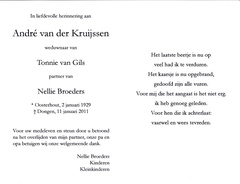 André van der Kruijssen (vr)Nellie Broeders Tonnie van Gils