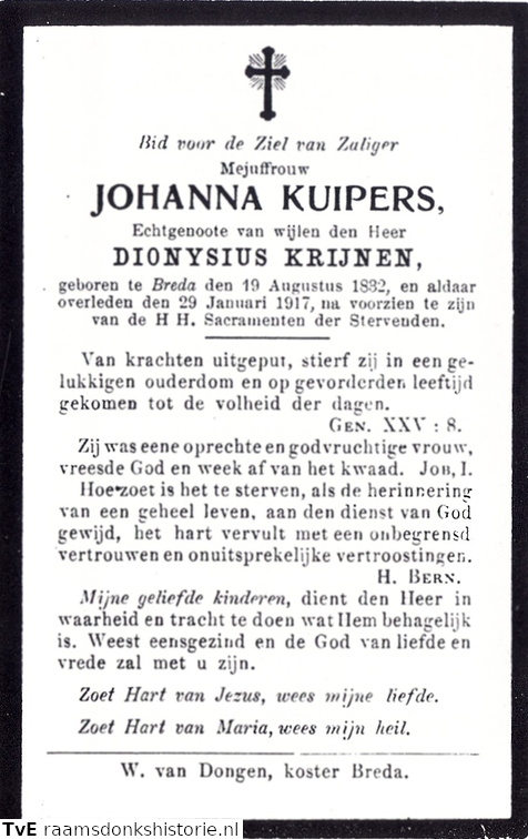 Johanna Kuipers- Dionysius Krijnen