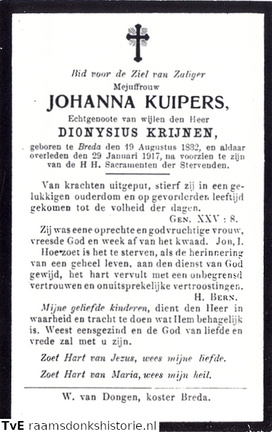 Johanna Kuipers- Dionysius Krijnen