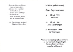 Cees Kuystermans Joke van Dongen